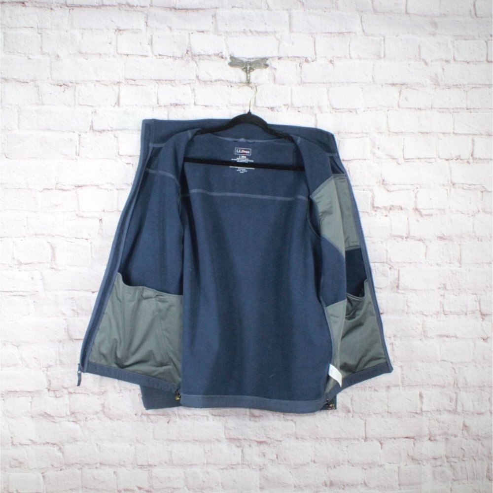 Ll Bean Windproof Softshell Jacket Polyester Carb… - image 5